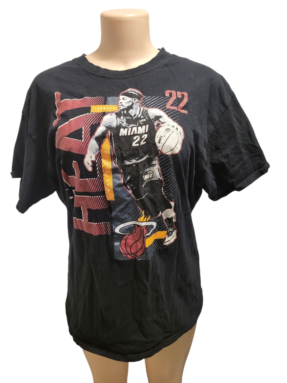 Miami HEAT Jimmy Butler #22 Black Graphic Basketball T-Shirt
